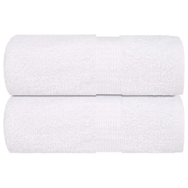 Gossi prosoape pentru oaspeti 2 buc alb 30x50 cm 360 g/m2 100% bumbac