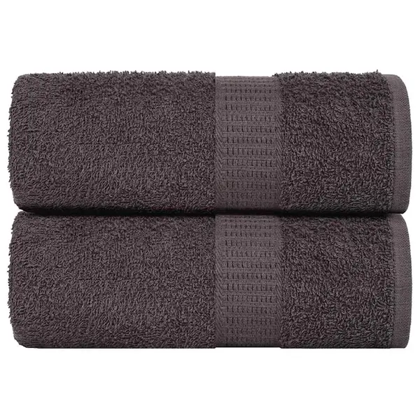 Gossi prosoape pentru oaspeti 2 buc antracit 360 g/m2 100% bumbac