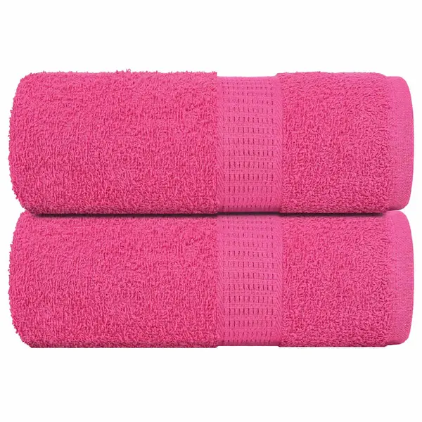 Gossi prosoape pentru oaspeti 2 buc roz 30x50 cm 360 g/m2 100% bumbac
