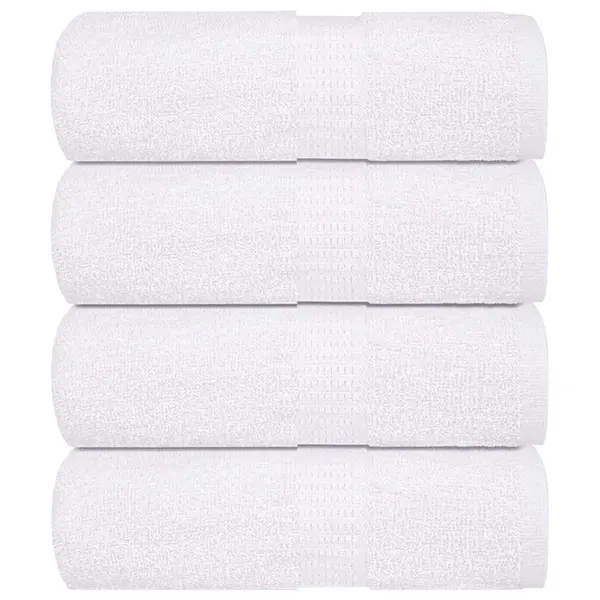 Gossi prosoape pentru oaspeti 4 buc alb 30x50 cm 360 g/m2 100% bumbac