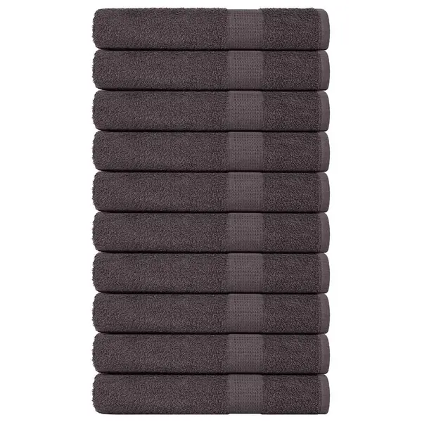 Gossi prosoape pentru sauna 10 buc antracit 360 g/m2 100% bumbac