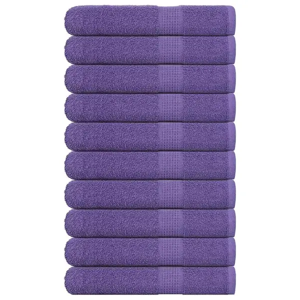 Gossi prosoape pentru sauna 10 buc violet 360 g/m2 100% bumbac