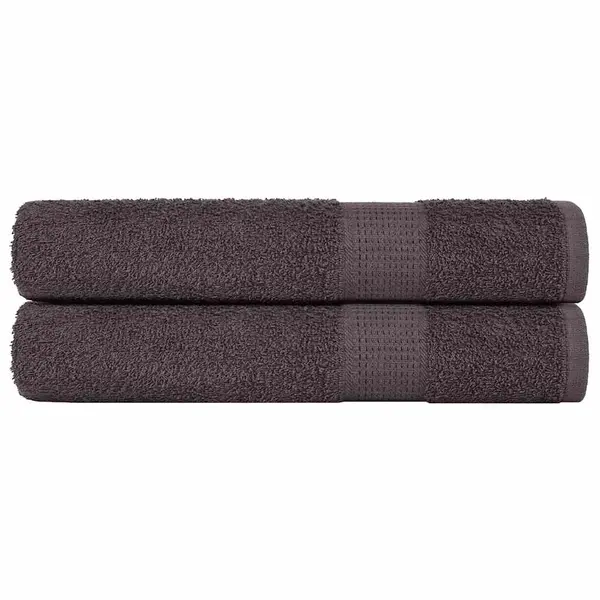 Gossi prosoape pentru sauna 2 buc antracit 360 g/m2 100% bumbac