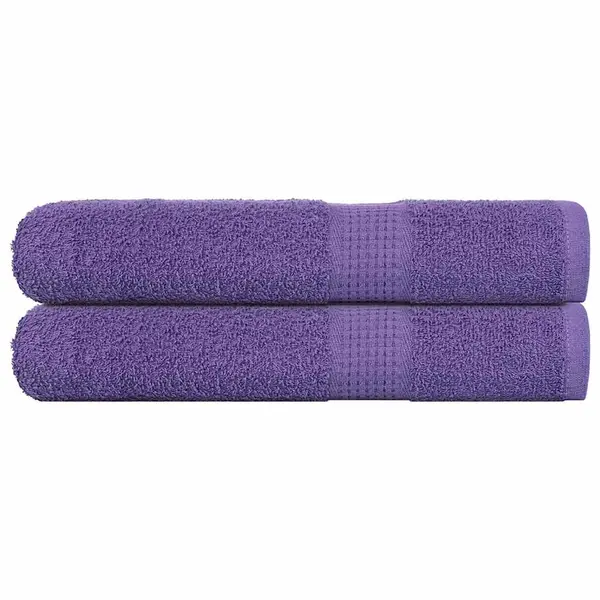 Gossi prosoape pentru sauna 2 buc violet 360 g/m2 100% bumbac