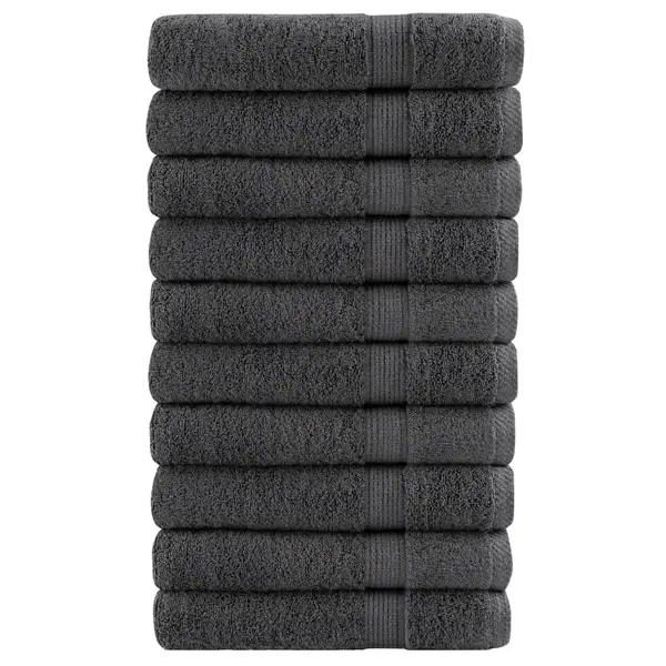 Gossi prosoape premium solund 10 buc antracit 100x200 cm 600 gsm