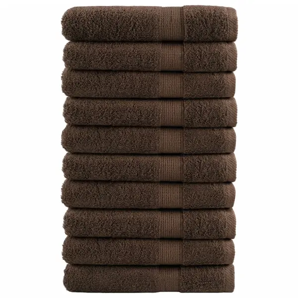 Gossi prosoape premium solund 10 buc maro 100x200cm 600gsm