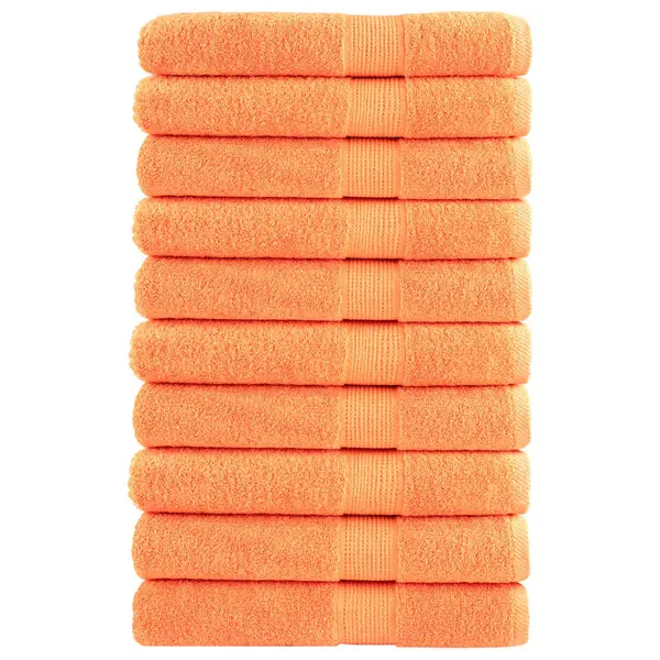 Gossi prosoape premium solund 10 buc. portocaliu 100x200 cm 600 gsm