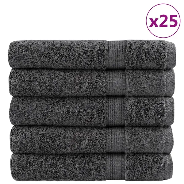 Gossi prosoape premium solund 25 buc antracit 80x200cm 600gsm