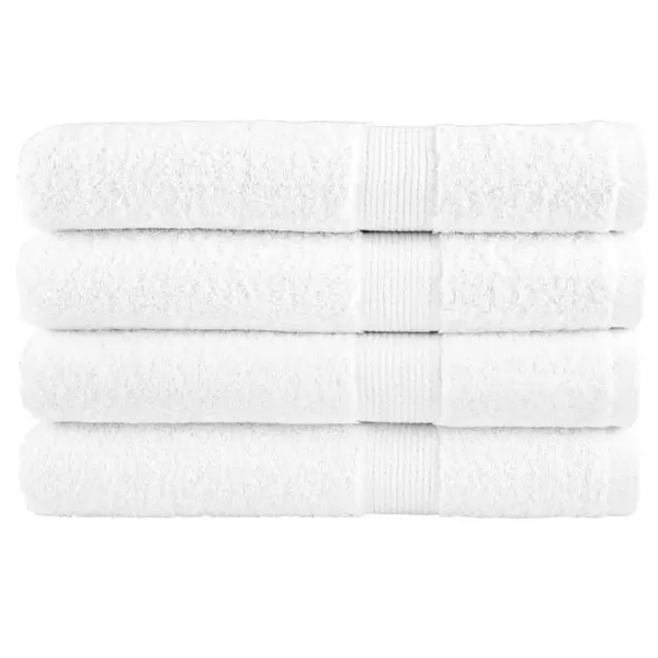 Gossi prosoape premium solund 4 buc alb 100x200cm 600gsm