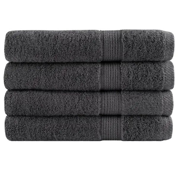 Gossi prosoape premium solund 4 buc. antracit 100x200cm 600gsm