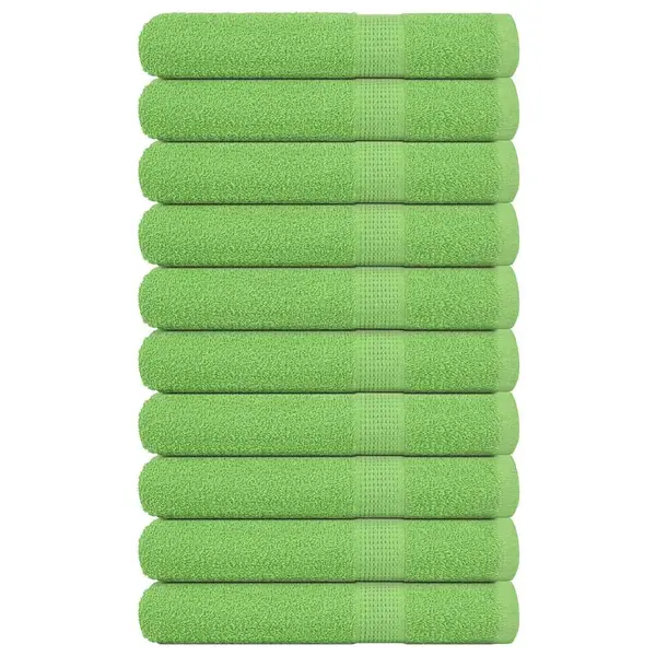 Gossi prosoape sauna 10 buc verde mar 80x200 cm 360 g/m2 100% bumbac