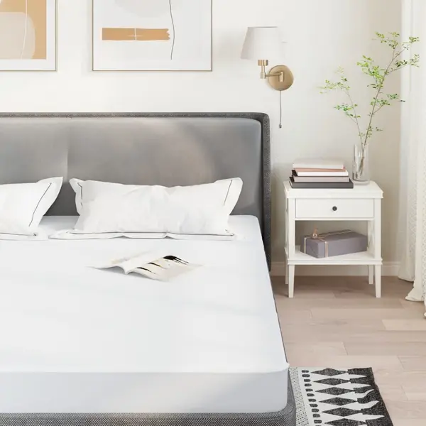 Gossi protectie de saltea, alb, 140x200 cm, impermeabila