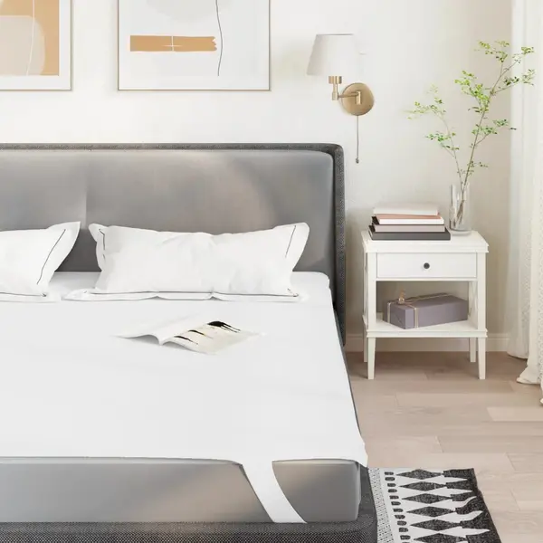 Gossi protectie de saltea, alb, 160x220 cm, impermeabila