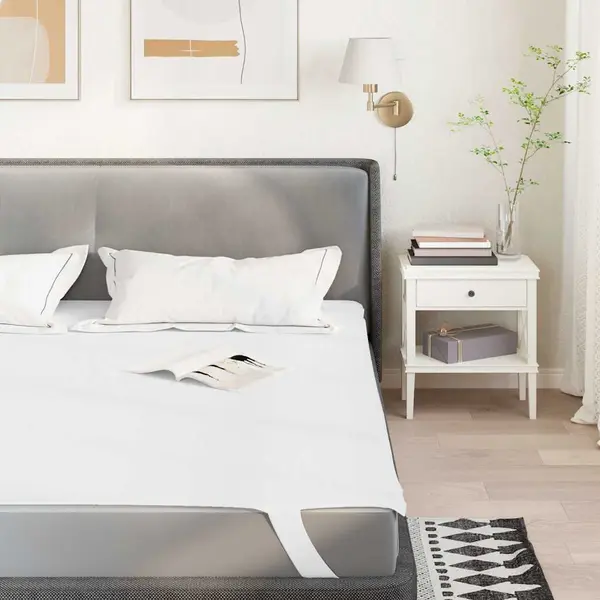 Gossi protectie de saltea, alb, 200x220 cm, impermeabila