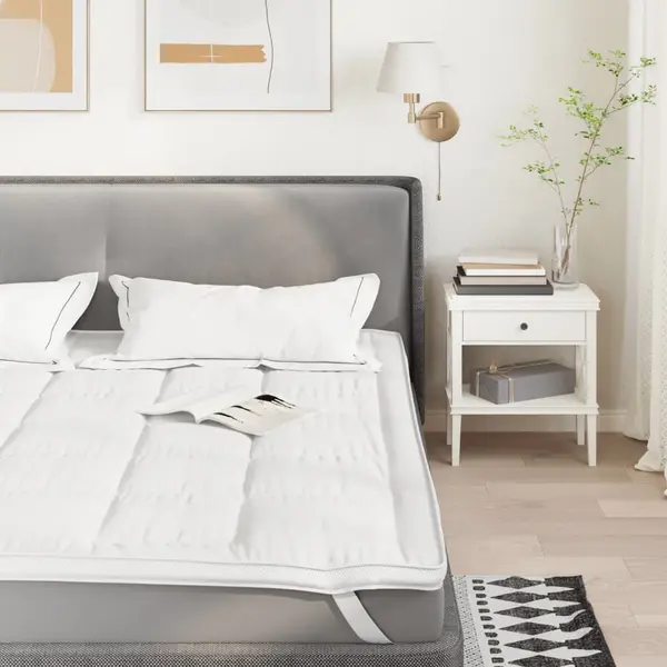 Gossi protectie de saltea, alb, 90x200 cm