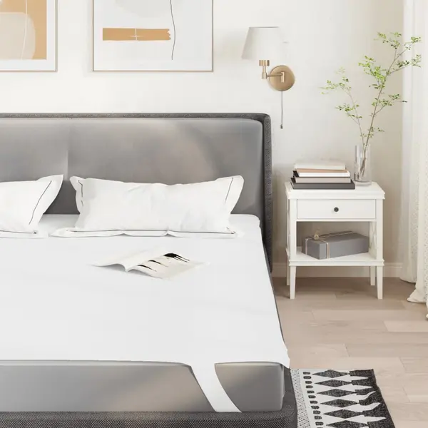Gossi protectie de saltea, alb, 90x220 cm, impermeabila