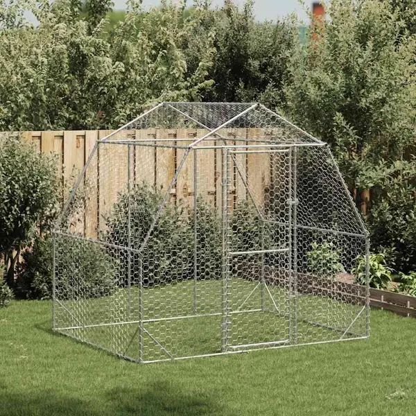 Gossi pui de gaina 2,5x2x2,25 m otel galvanizat