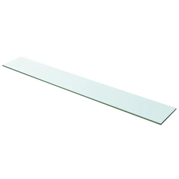 Gossi raft din sticla transparenta, 100 x 15 cm