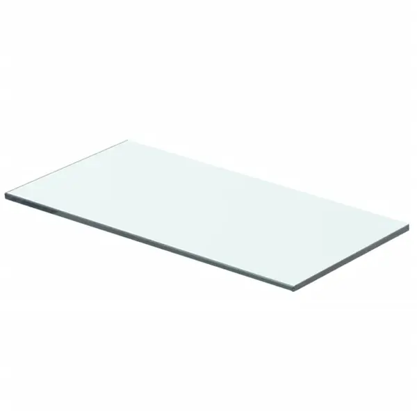 Gossi raft din sticla transparenta, 40 x 15 cm
