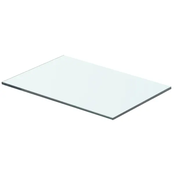 Gossi raft din sticla transparenta, 40 x 20 cm