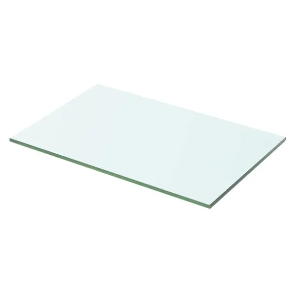 Gossi raft din sticla transparenta, 50 x 25 cm