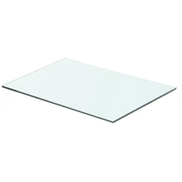 Gossi raft din sticla transparenta, 50 x 30 cm