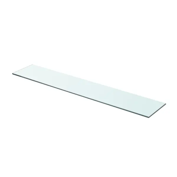 Gossi raft din sticla transparenta, 80 x 15 cm