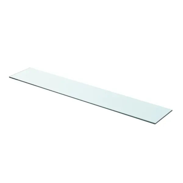 Gossi raft din sticla transparenta, 90 x 15 cm