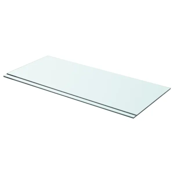 Gossi rafturi, 2 buc., 70 x 30 cm, panouri sticla transparenta