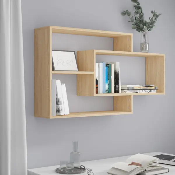 Gossi rafturi de perete, stejar sonoma,104x20x58,5 cm, lemn prelucrat