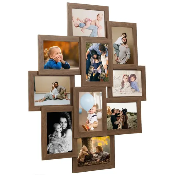 Gossi rama foto colaj maro deschis, pentru 10 foto x (10x15 cm), mdf