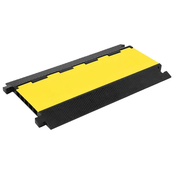 Gossi rampa de protectie cabluri, 5 canale, 90 cm, cauciuc