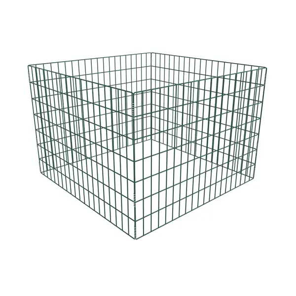 Gossi recipient compost de gradina, 100 x 100 x 70 cm, plasa patrata