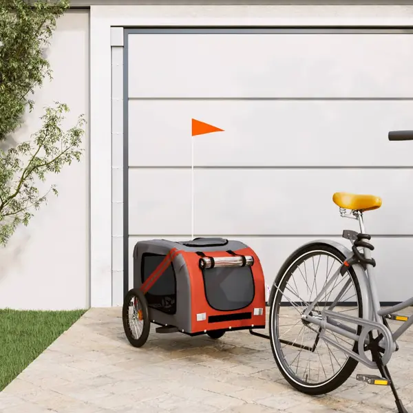 Gossi remorca bicicleta animale companie portocaliu/negru oxford/fier