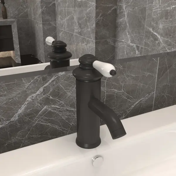 Gossi robinet chiuveta de baie, gri, 130x180 mm