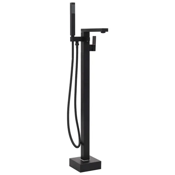 Gossi robinet de cada independent, negru, 90 cm, otel inoxidabil