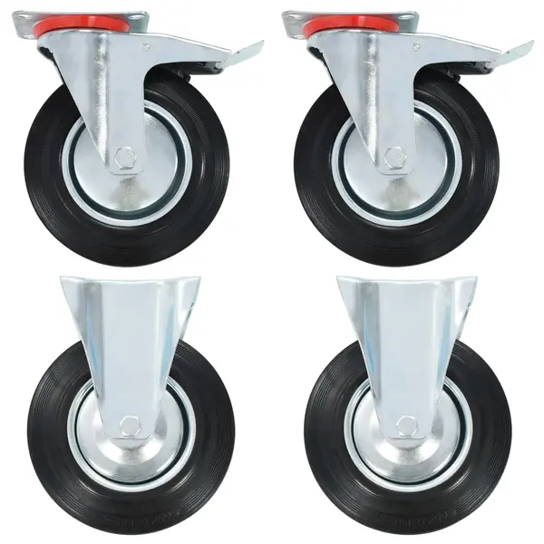 Gossi roti, 4 buc., 200 mm
