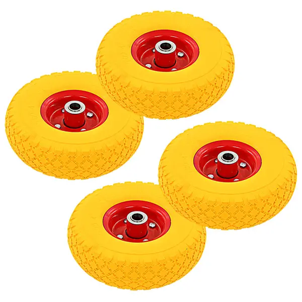 Gossi roti carucior industrial, 4 buc., pu solid 3.00-4 (245x82)