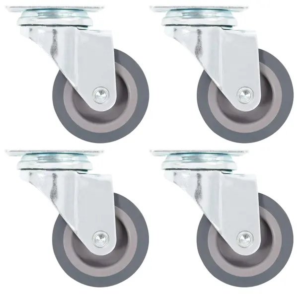 Gossi roti pivotante, 4 buc., 50 mm