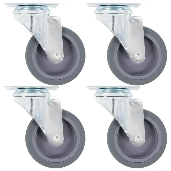 Gossi roti pivotante, 4 buc., 75 mm