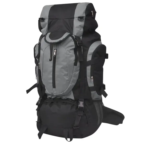 Gossi rucsac pentru drumetii xxl, 75 l, negru si gri