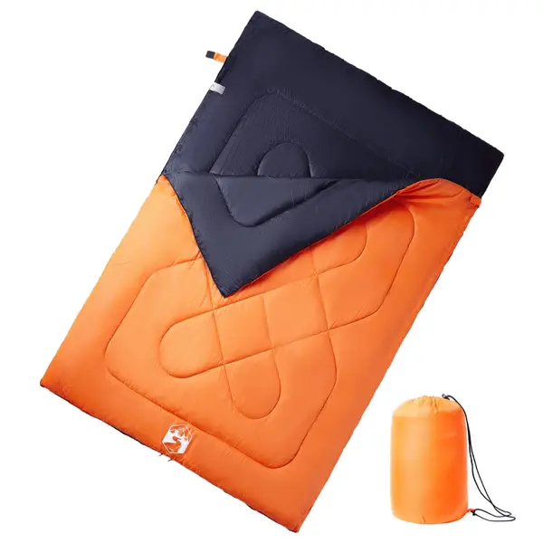 Gossi sac de dormit dublu cu perne de camping, adulti, 3-4 anotimpuri