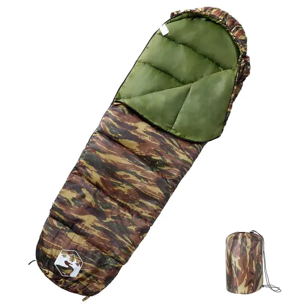 Gossi sac de dormit tip mumie pentru adulti de camping, 3 anotimpuri