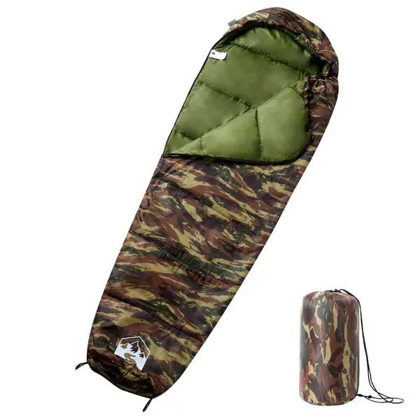 Gossi sac de dormit tip mumie pentru adulti de camping, 3 anotimpuri