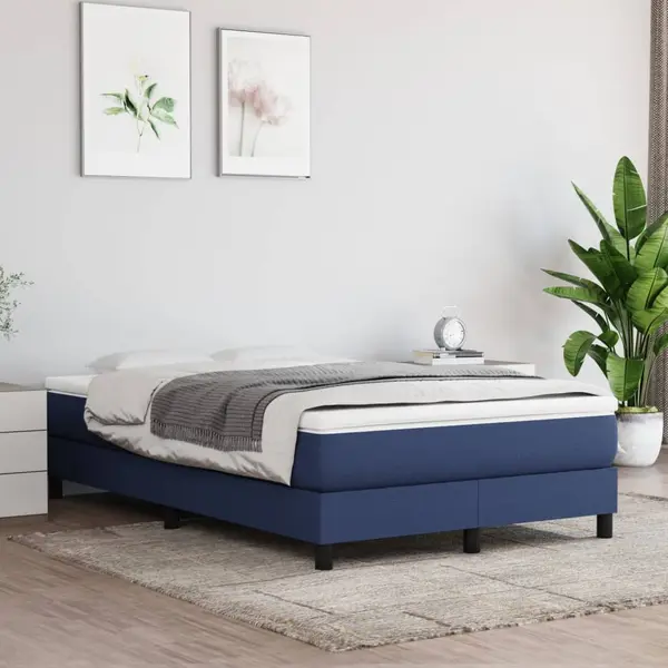 Gossi saltea de pat cu arcuri, albastru, 120x200x20 cm, textil
