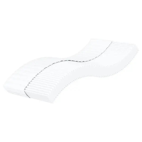 Gossi saltea din spuma, alb, 100x220 cm, duritate h2 h3