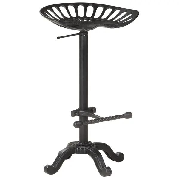 Gossi scaun de bar, negru, fonta