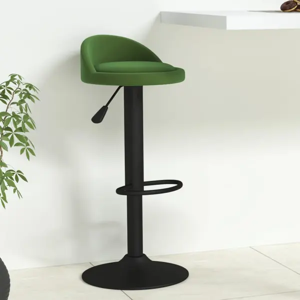 Gossi scaun de bar, verde inchis, catifea