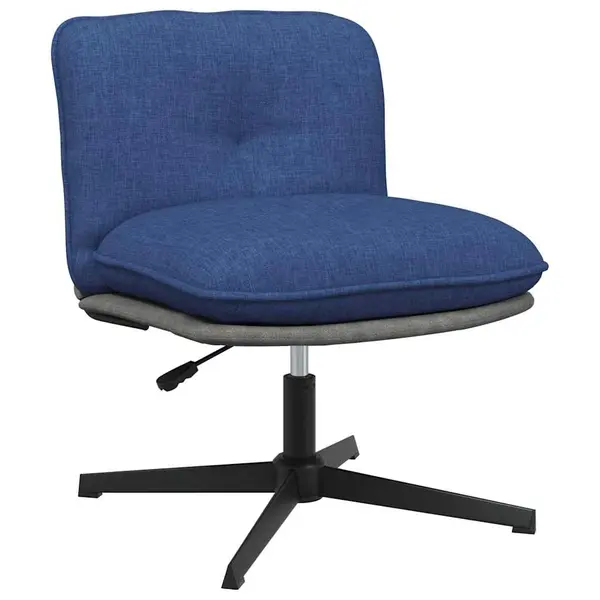 Gossi scaun de birou pivotant, albastru, material textil