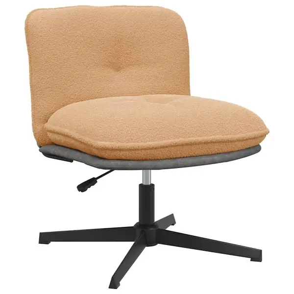 Gossi scaun de birou pivotant, bej, material textil